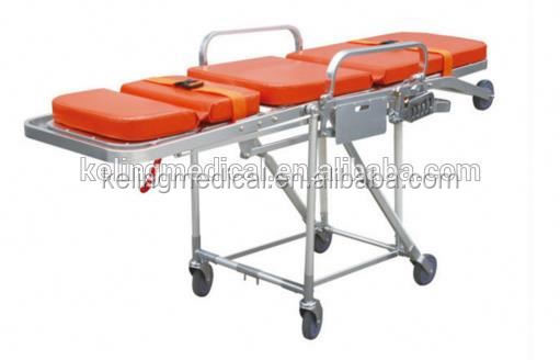 Aluminum paramedic folding stretcher emergency patient stretcher trolley stair stretcher for ambulance