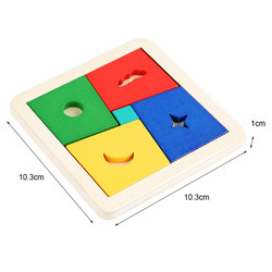 Children Baby Developmental Toys Geometric Jigsaw Puzzle Early Education Toy