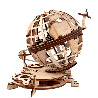 Kids Wooden 3D Power Globe Puzzle Baby Developmental Toys Educational Game