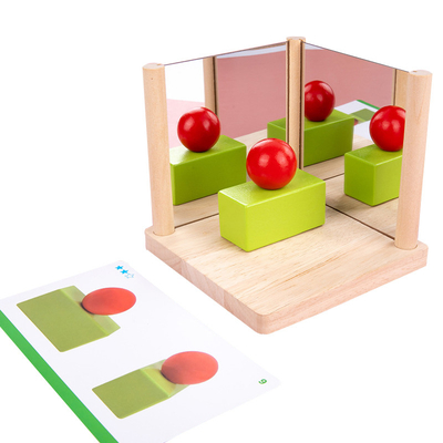 Shape Color Cognition Matching Mirror Blocks Early Learning Toys For 2 Year Olds