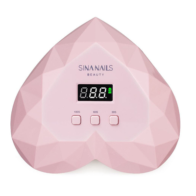 Smart Heart Shape Dual Light Source 96w Professional Gel Nail Dryer UV LED