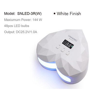 Smart Heart Shape Dual Light Source 96w Professional Gel Nail Dryer UV LED