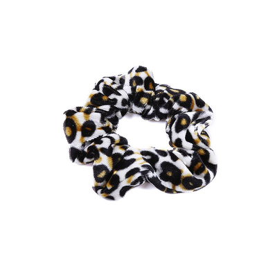 Christmas Flannel Hair Tress Velvet Hair Accessories Set Leopard Hair Tie Scrunchies