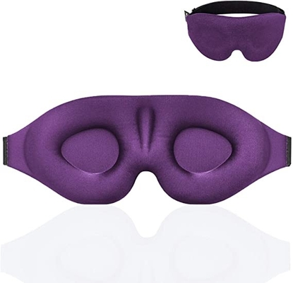 Elastic Headband Lightweight Silk Fabric 3D Memory Foam Sleeping Silk Eye Mask