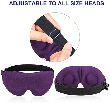 Elastic Headband Lightweight Silk Fabric 3D Memory Foam Sleeping Silk Eye Mask