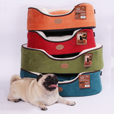 Pet bed cushion suede short plush multi-colors short plush suede memory foam dog sofa bed