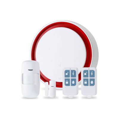 Smart Gsm Alarm System Wireless Homesafe Security System With 433mhz Sensors