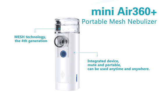 mini Air 360+ Mini portable pocket ultrasonic Mesh Nebulizer with CE ROHS