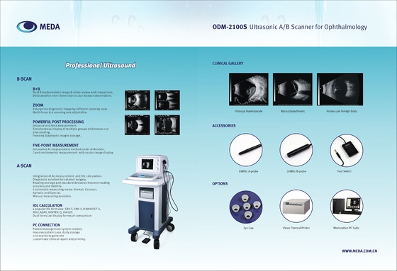 ODM-2100S Low price stable quality Opthalmology Ultrasonic A/B Scanner with ISO, CE