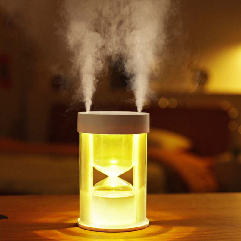 Dual Water Spray Humidifier Portable Air Warm Mist Humidifier For Yoga Room