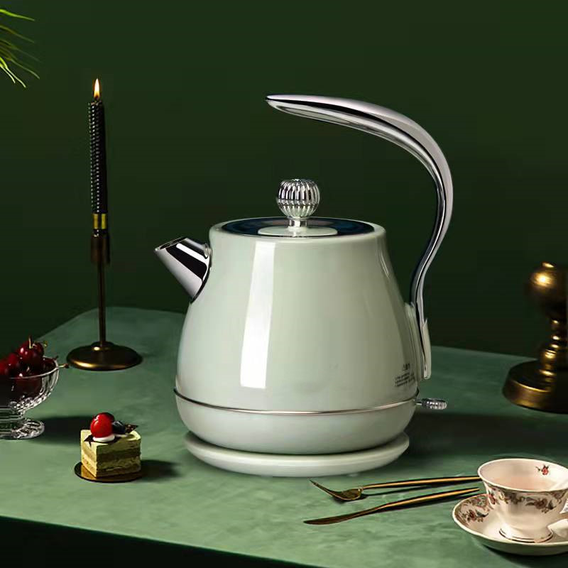 Hotel guest room electric coffee tea milk 1.8L kettle 304SS safety OEM customized 360 cordless Concealed Heating Element
