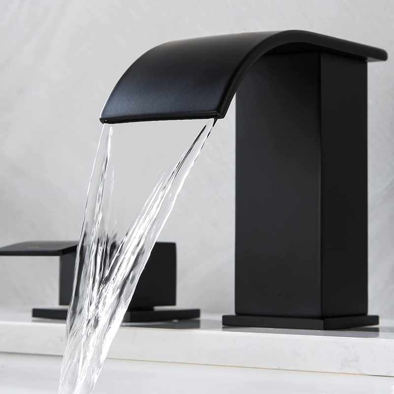 bath shower 3 hole single handle 2 basin heater rotating sink basin mixer kitchen torneira gourmet waterfall fauc