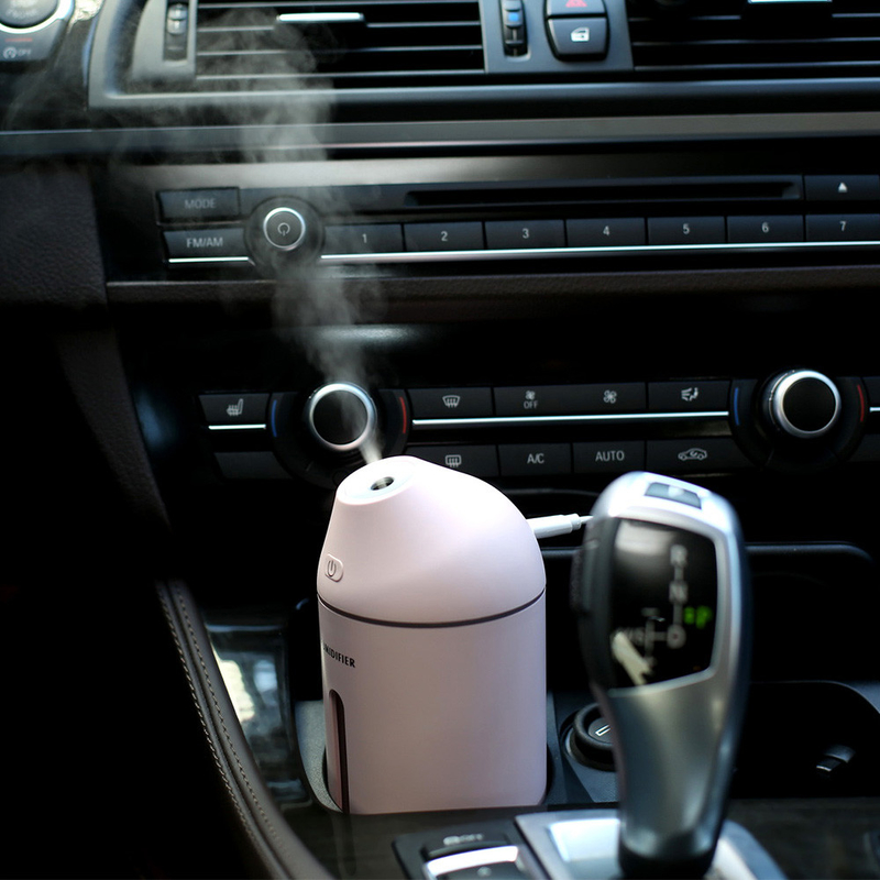 Mini Portable USB Aromatic Ultrasonic Air Humidifier For Car