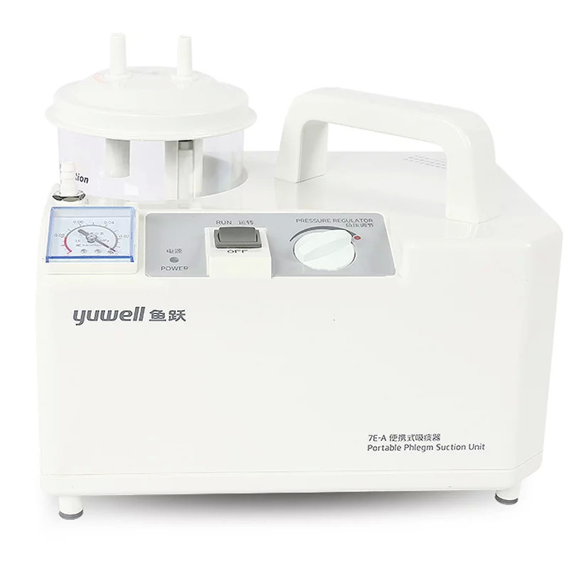 Hot selling factory price for the YUWELL 7E-A Portable phlegm suction unit