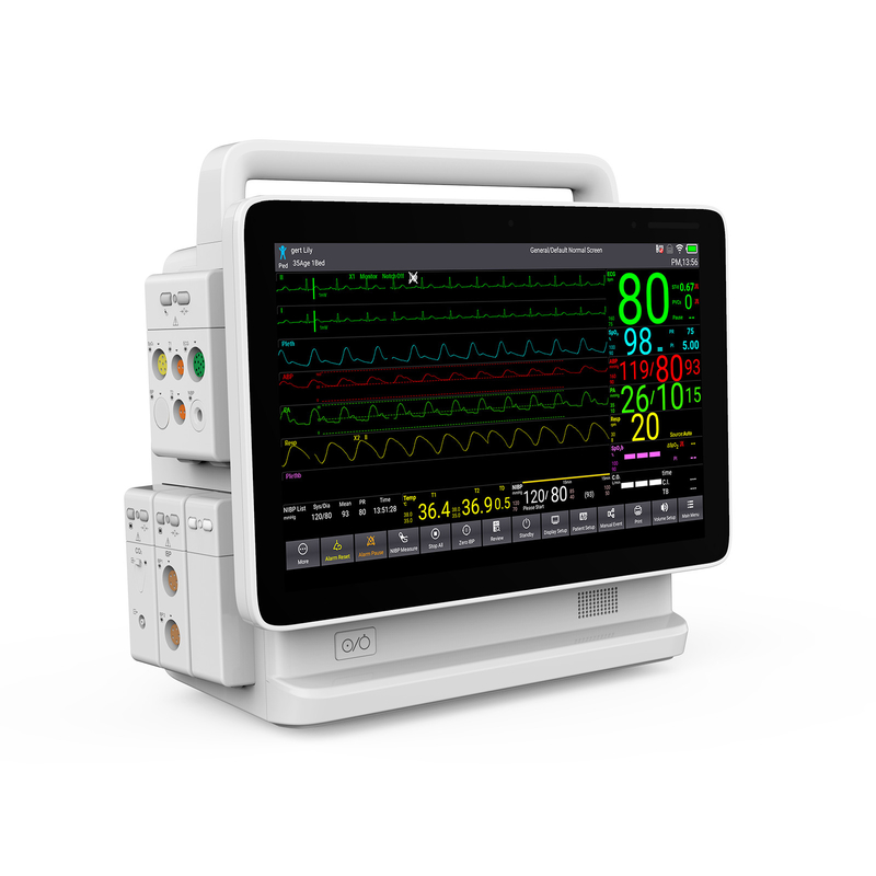 Plug In Patient Monitor ICU Vital Signs Monitor Capnograph IBP