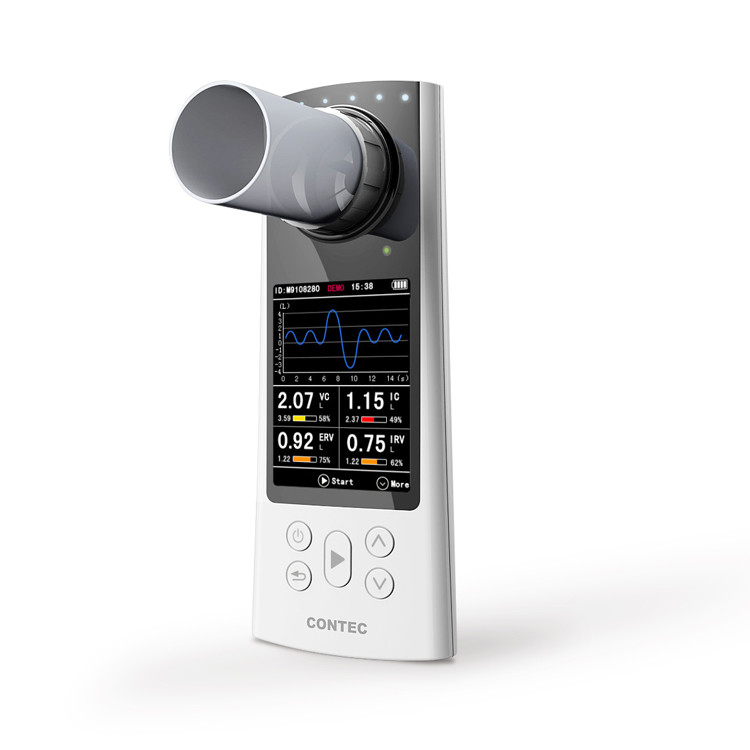 CONTEC SP80B USB CE Color Display Spirometer USB OC Software BT Spirometry Lung Volumetric Device FVC
