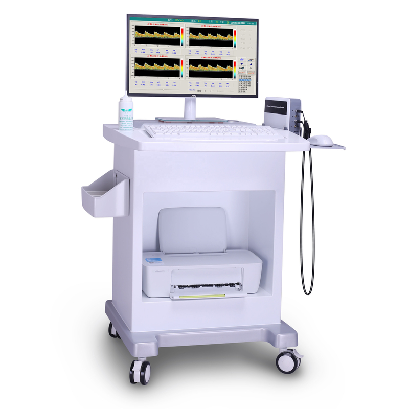 Four-depth Ultrasound Transcranial Doppler blood vessels analysis TCD system