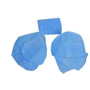 China Cheap factory price medical disposable soft mafe of non-woven fabrics  bouffant cap SP008
