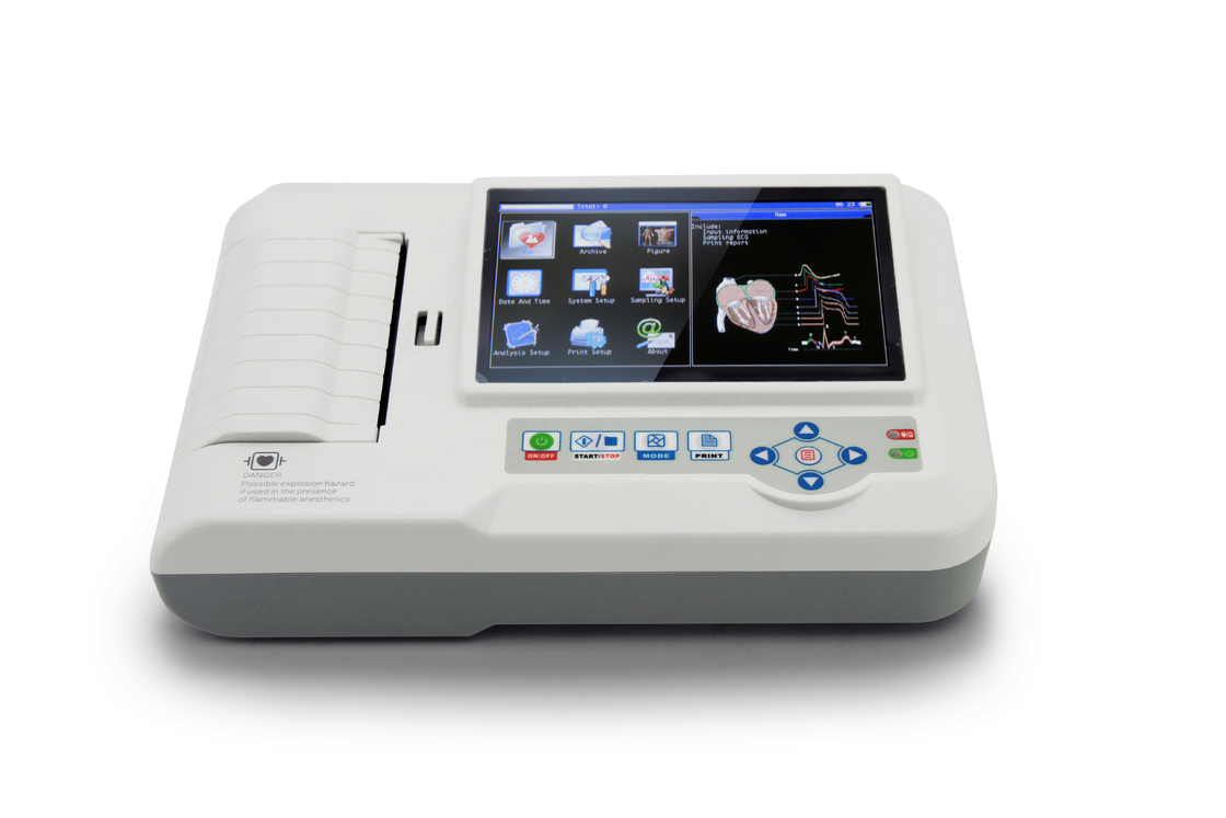 Factory wholesale price Digital 12 channels touch screen ECG electrocardiogram machine EC38