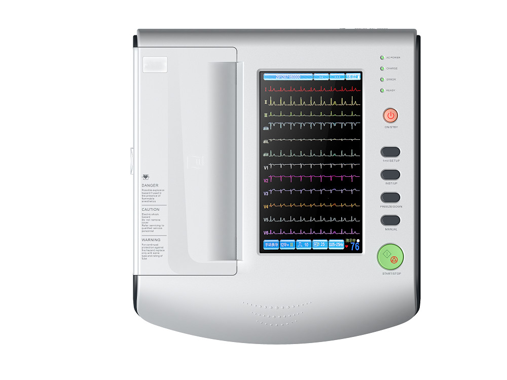 Digital Physical Examination Instruments Twelve Channels ECG Electrocardiogram Machine
