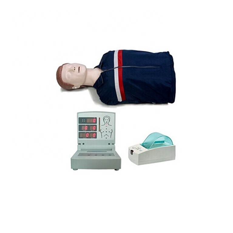 Advanced half body CPR manikin training Advanced computer Half body first aid training model Cardiopulmonary resfor sale