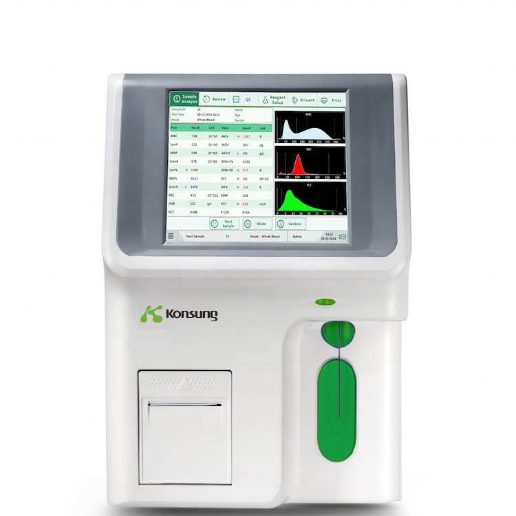 HA5 lab clinical testing fully automated 5 part hematology analyzer for medical use
