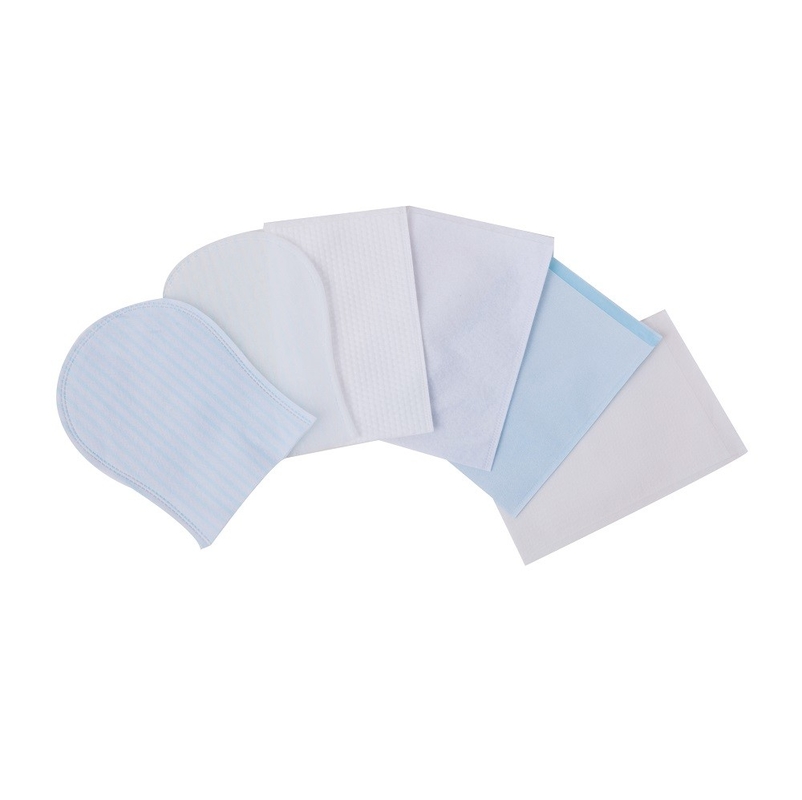 Factory price for the nonwoven waterproof soapy dry paper washing gloves for healthy cleaning