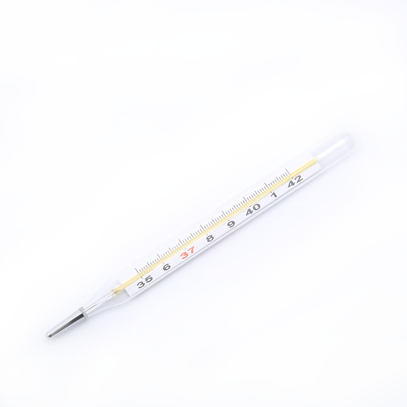 Hot sale mercury glass clinical thermometer armpit medical thermometer with CE approved