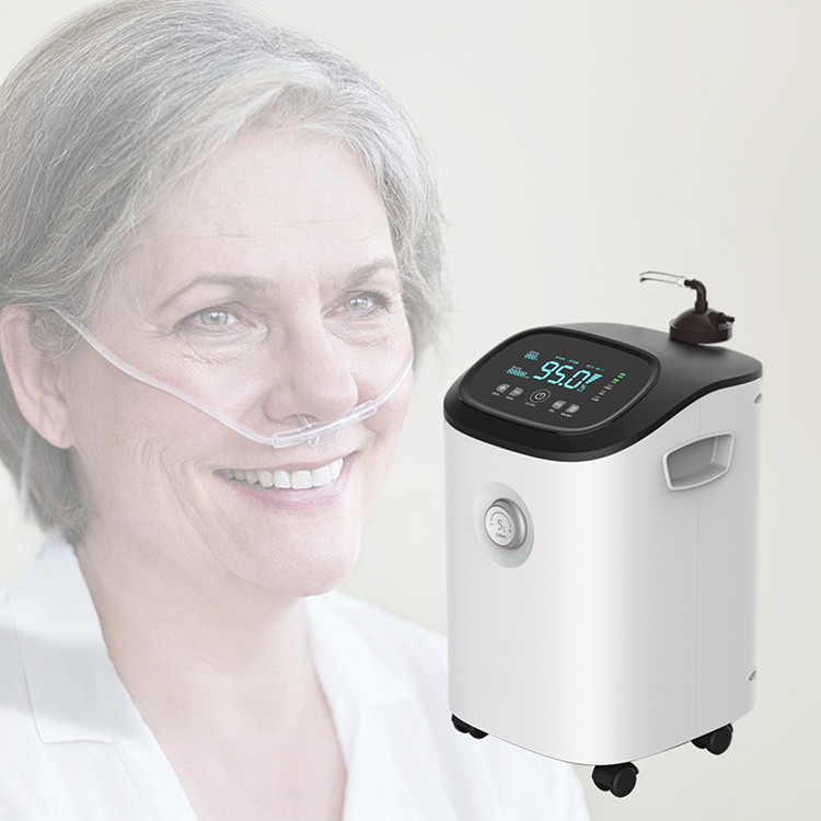 Free Shipping Homecare Equipment Device Dynmed Medical Grade Carer Oxygen-Concentrator 5L