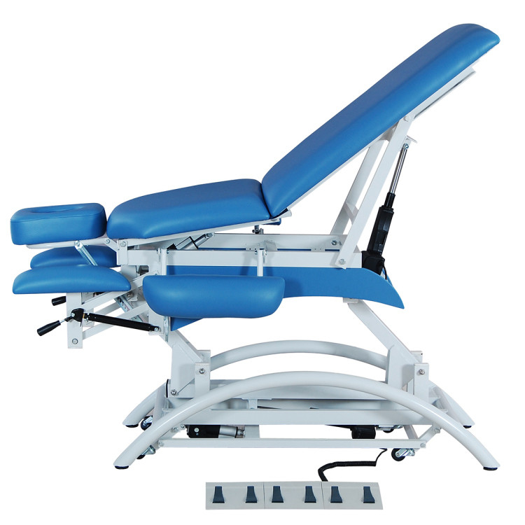 Blue fashion folding hospital clinical electric facial spa beauty adjustable massage bed