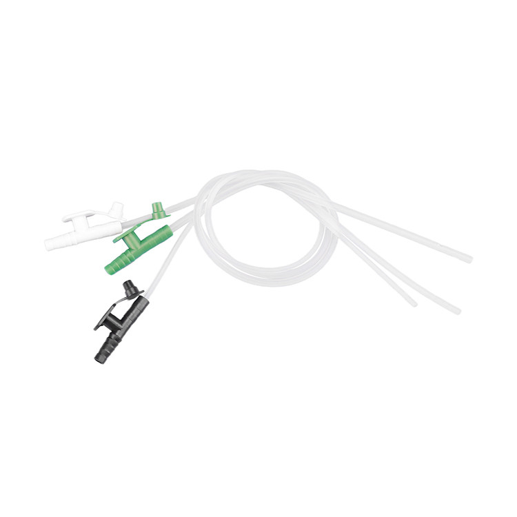 medical disposable supplies sputum suction tube ICU intensive critical care tube closed suction system catheter