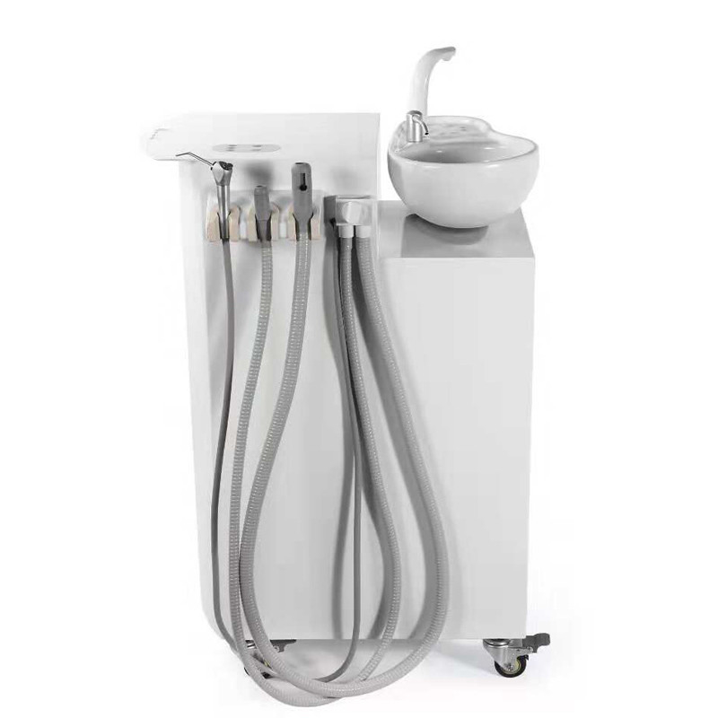 silent mobile  Delivery Dental Suction Vacuum Pump  Cabinet Saliva Ejector
