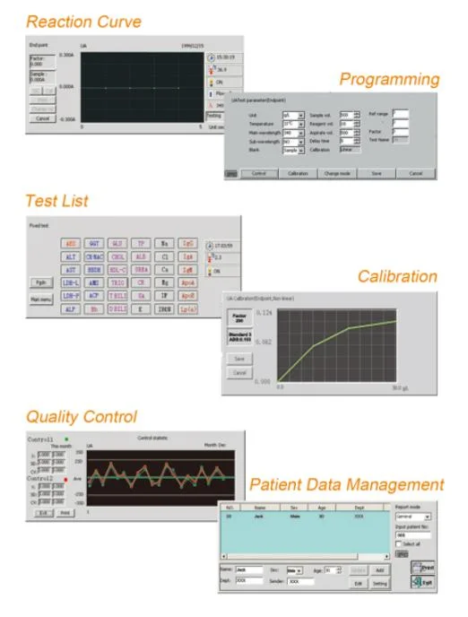 Rayto Rt-1904c Chemistry Analyzer Semi-Automatic Biochemical Analyzer Medical Device Mindray