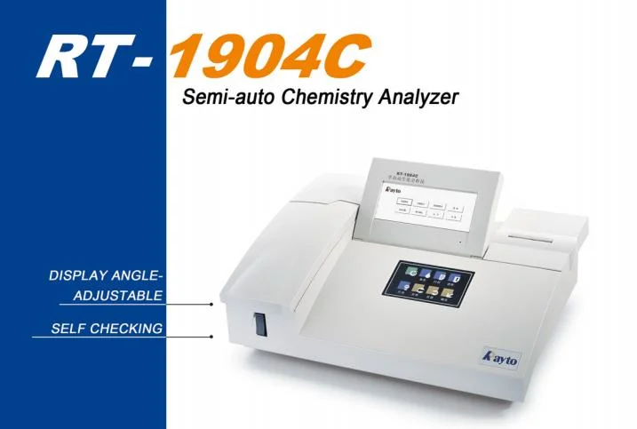 Rayto Rt-1904c Chemistry Analyzer Semi-Automatic Biochemical Analyzer Medical Device Mindray